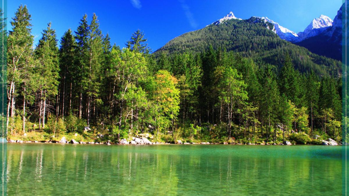 Der Hintersee in Ramsau...